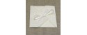 Participation origami paper provence green, organza and satin ribbons. Interior silk paper.