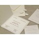 partecipazioni matrimonio in carta con inserti corteccia con fiocco in raso