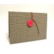 Document compartments covered with wool fabric