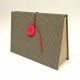 Document compartments covered with wool fabric